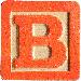 Letter &quot;B&quot; Block